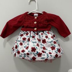 Baby Girl Dress/ Ropa Para Bebé Recién 