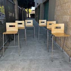 🟠 Leland Bar Height Stacking Stool Chairs 🟠