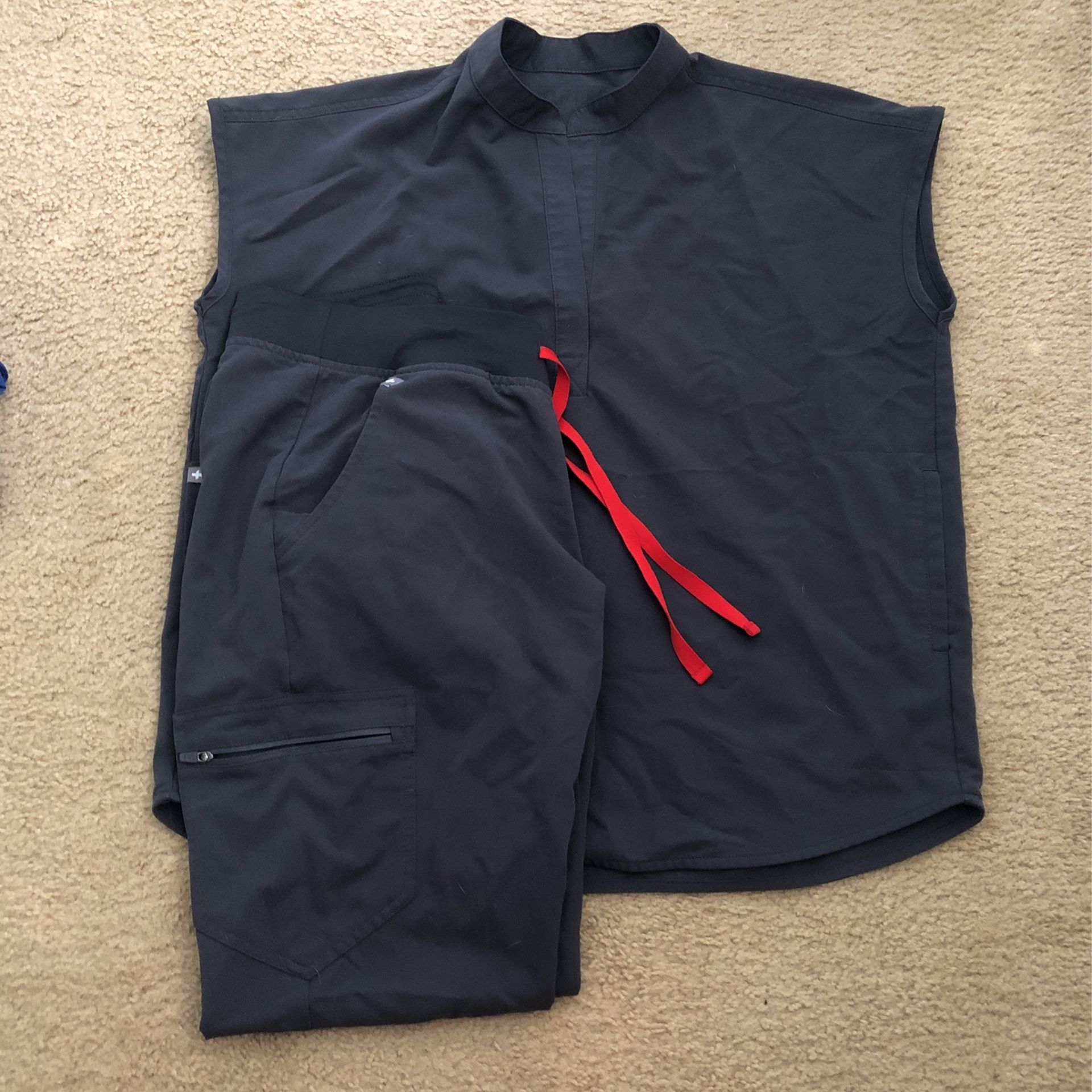 FIGS SCRUBS GRAY SET 