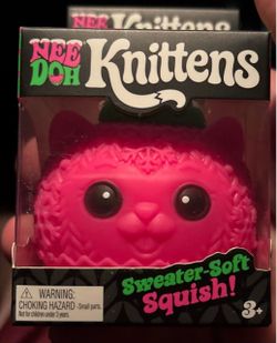 NeeDoh Knittens Squish Toy