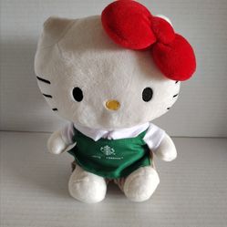 Hello Kitty x Starbucks Collaboration Limited Edition Plushie