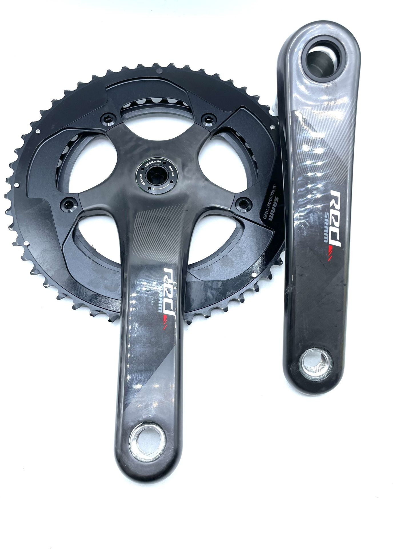 SRAM Red 22 11 Speed Carbon Fiber Road Crankset 175mm 53