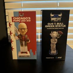 Windy City Bulls Pope And Greek Statue Bobble Head 