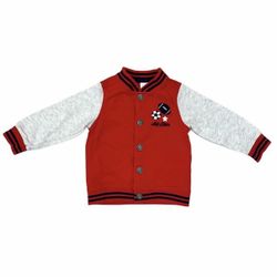 Carter’s Baby 18M All Star Jacket Soccer Football Sports Buttons Red Gray Cotton