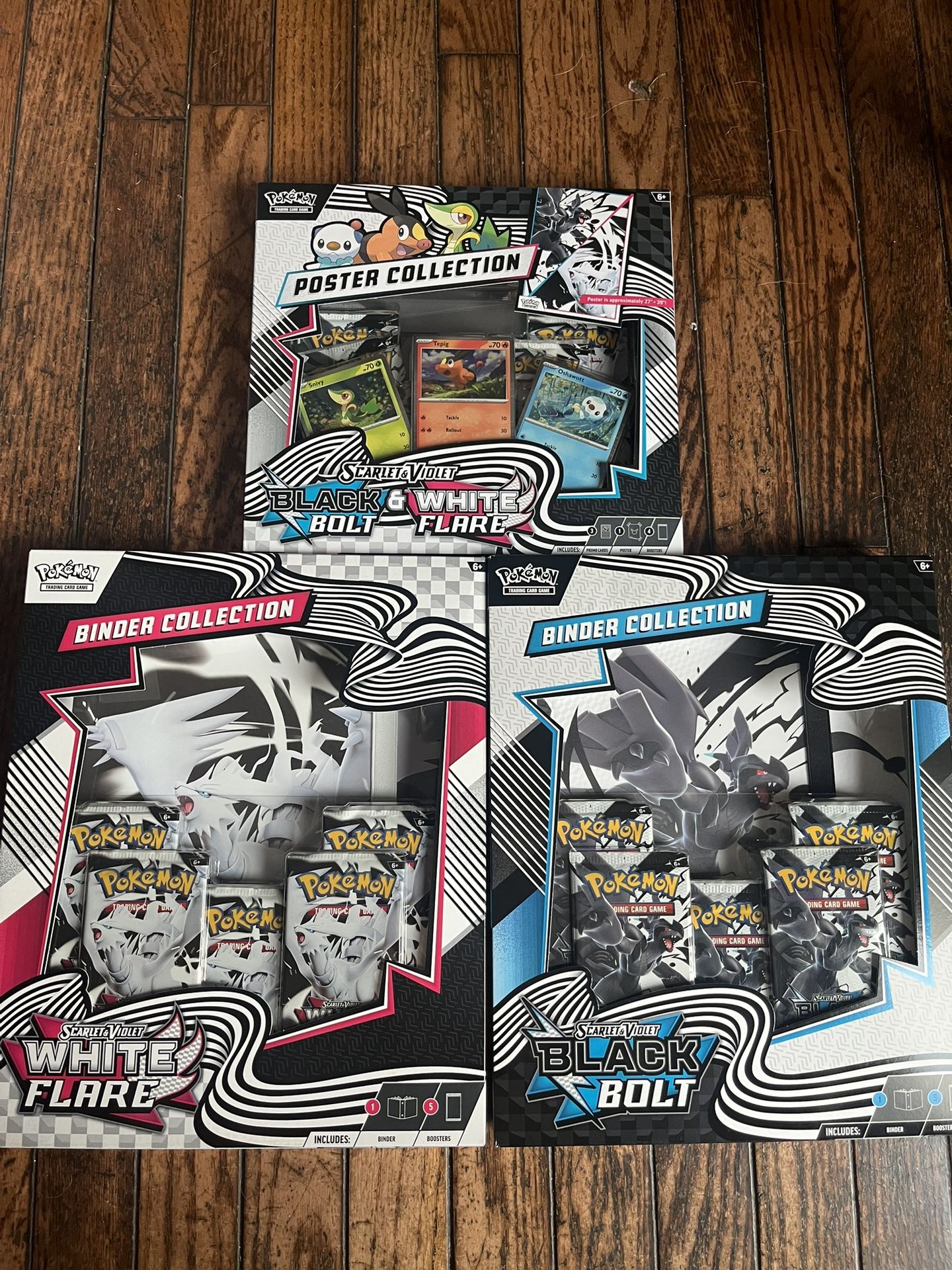 Pokemon Black Bolt & White Flare Binder Collection, Black Bolt & White Flare Poster Collection