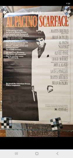 Al Pacino Scareface picture poster