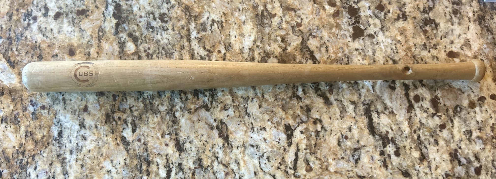 Vintage Chicago Cubs, mini baseball bat