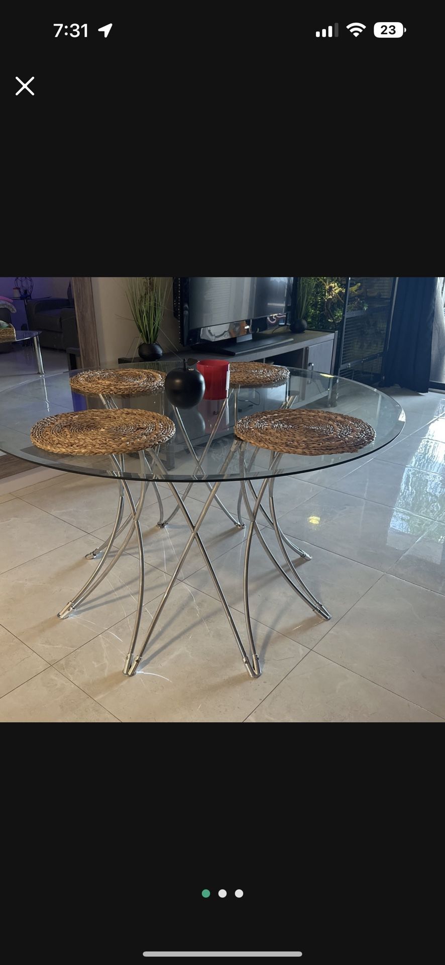 Dining Table glass