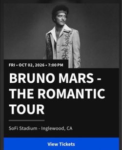 Bruno Mars - The Romantic Tour