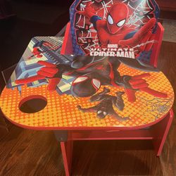 Spider Man Wood Chair With Storage 