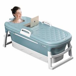 54” Portable Folding Bathtub with Lid