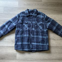 NEW-Men’s Fleece Lined Flannel Shirt Jacket XL