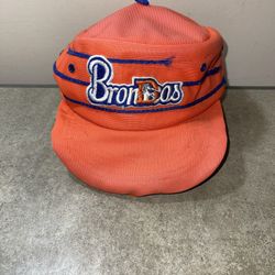 Vintage Denver Broncos Snapback Painters Cap Hat NFL Football