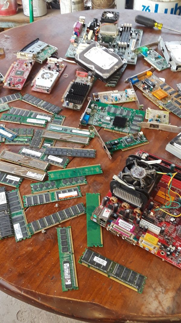 Scrap computer parts vintage for gold for sale in victorville ca offerup