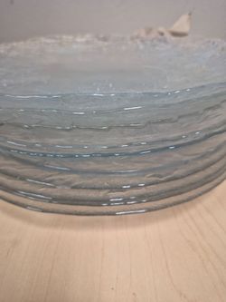 Clear Glass Plates Set