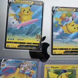 Pikachu Pokemon Card Lot 