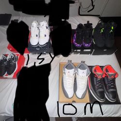 Jordan, Nike Different Sizes