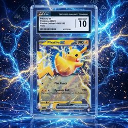 Pokemon Pikachu Graded Slab