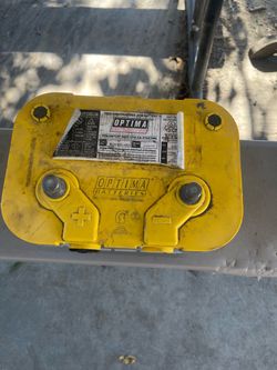 D34 optima battery yellow top