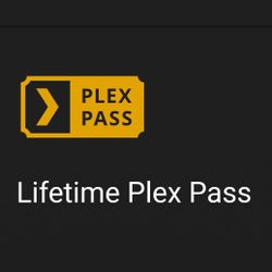 Plex Pass Lifetime