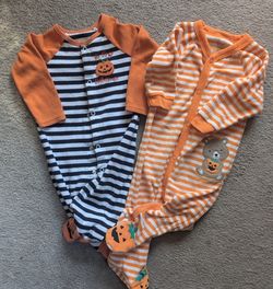 9 Months🎃 Halloween PJ's 