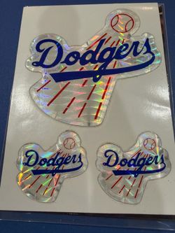 LA Dodgers Holographic Sticker Set