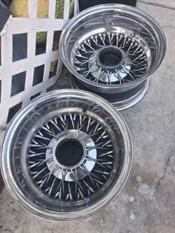 2 CLEAN 13" CROSS LACED WIRES!! 225$