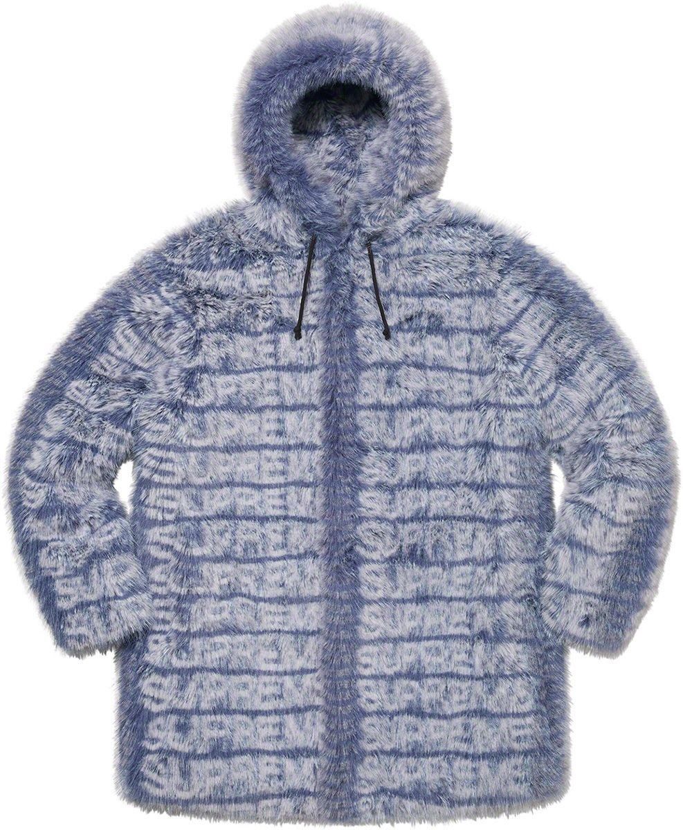 Supreme Faux Fur Hooded Coat