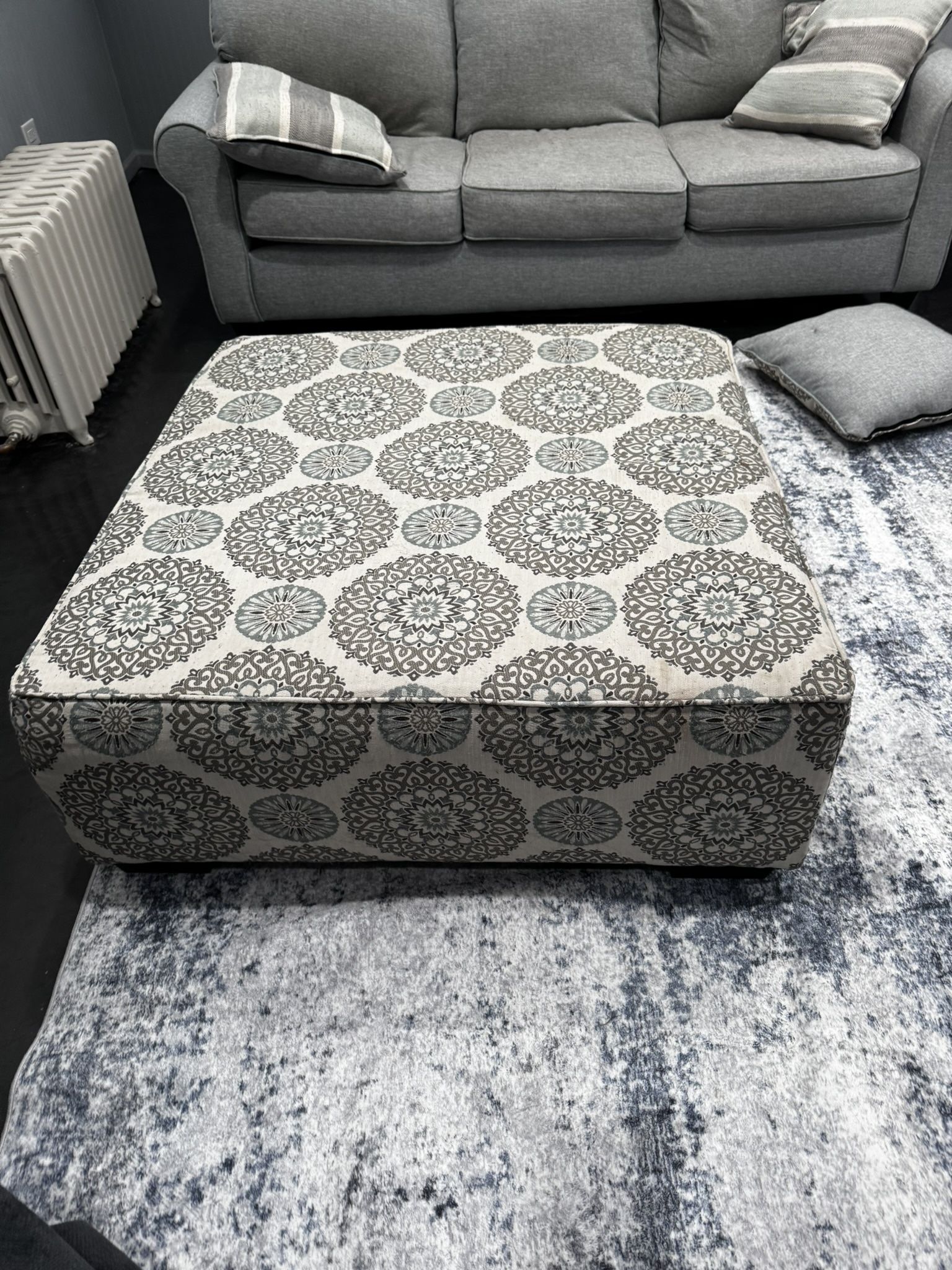 Fabric Ottoman