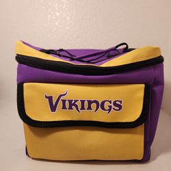 MINNESOTA VIKINGS LUNCH COOLER,  FOREVER COLLECTIBLES 