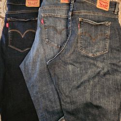 LADIES Levi Bermuda Jean Shorts (32)