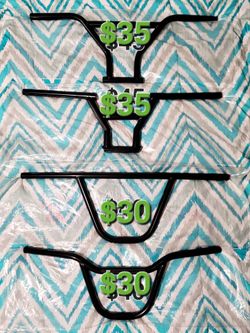 NEW Bicycle Bmx Handlebars Black Oldschool 