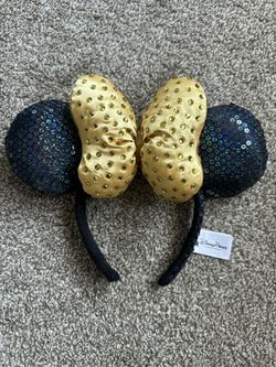 Minnie Mouse Gold And Black Ears