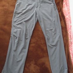 Tiger Woods nike Vented Golf Pants 585784-021 Dark Gray 34x30 (36x30.5)