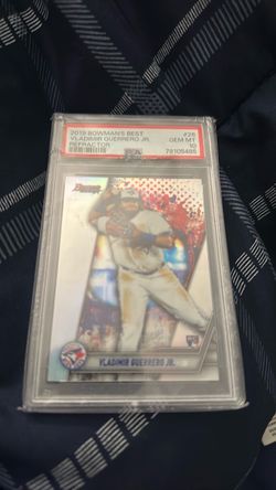 Psa gem mint 10 bowman’s best Vladimir Guerrero Jr refractor