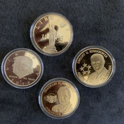 Gold Plated Coins 