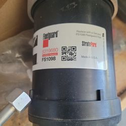 (contact info removed) Genuine Cummins Fuel Filter Assembly Fleetguard 