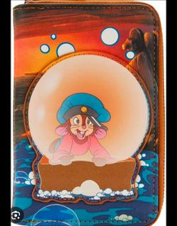 Loungefly An American Tail Fievel Scene Zip Around Wallet.