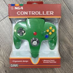 Controller For n64 New Green Color