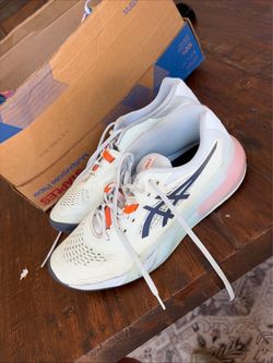 ASICS gel resolution White/Indigo Fog Size 11 tennis shoes