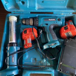 Makita 6935FDWDEX 14.4V Cordless Drill, Charger, Light, Case