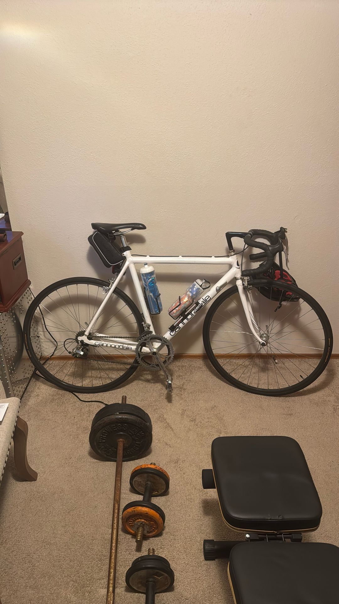 Vintage Early 90S 56cm Cannondale Aluminum Road Bike