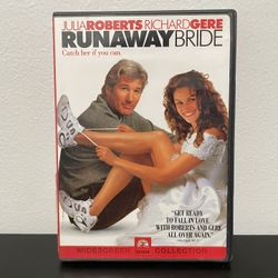 Runaway Bride DVD Movie Julia Roberts Richard Gere 90s Romance Comedy CIB 1999