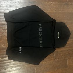Black Size Small Essential Fear Of God Hoodie 