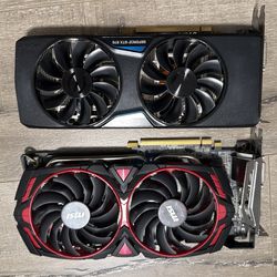 EVGA GTX 970 SSC and MSI RX 580 Armor MK2 8GB OC