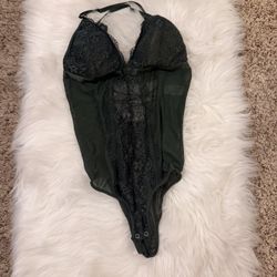 Green Lace Lingerie 