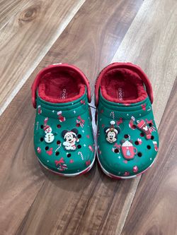 Toddler size 8 Disney crocs