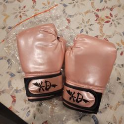 New Pink Boxing Gloves 