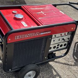 Two Heavy Duty Generators Honda ES 6500