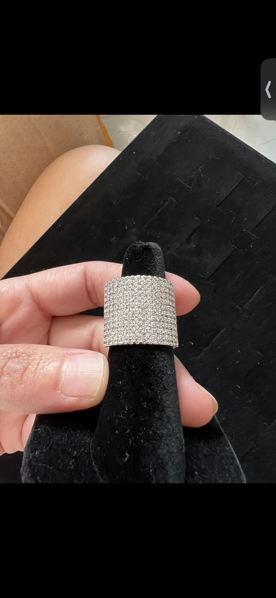 New Diamonds Bar Ring Size 6 & Size 8 Available